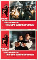 JAMES BOND "THE MAN WITH THE GOLDEN GUN & THE SPY WHO LOVED ME" LOBBY CARD SETS.