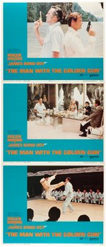 JAMES BOND "THE MAN WITH THE GOLDEN GUN & THE SPY WHO LOVED ME" LOBBY CARD SETS.