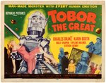 "TOBOR THE GREAT" LOBBY CARD NEAR SET.