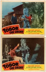 "TOBOR THE GREAT" LOBBY CARD NEAR SET.