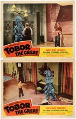 "TOBOR THE GREAT" LOBBY CARD NEAR SET.