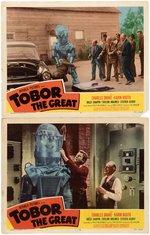 "TOBOR THE GREAT" LOBBY CARD NEAR SET.