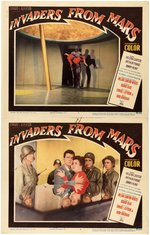 "INVADERS FROM MARS" LOBBY CARD TRIO.