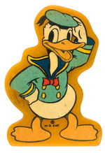 DONALD DUCK CATALIN PLASTIC FIGURAL PENCIL SHARPENER.