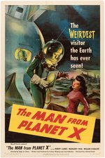 "THE MAN FROM PLANET X" MOVIE POSTER.