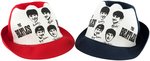 "THE BEATLES" BEACH HAT PAIR.