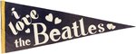 "THE BEATLES OFFICIAL MASCOT DOLL" & PENNANT.