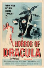 "HORROR OF DRACULA" MOVIE POSTER.