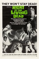 "NIGHT OF THE LIVING DEAD" MOVIE POSTER.
