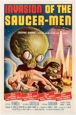 "INVASION OF THE SAUCER-MEN" MOVIE POSTER.