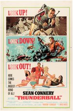 JAMES BOND "THUNDERBALL" MOVIE POSTER.