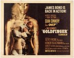 JAMES BOND "GOLDFINGER" HALF-SHEET MOVIE POSTER.