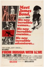 JAMES BOND " FROM RUSSIA WITH LOVE" MOVIE POSTER.