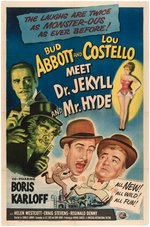 "ABBOTT AND COSTELLO MEET DR. JEKYLL AND MR. HYDE" POSTER.