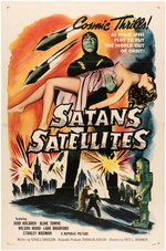 LEONARD NIMOY "SATAN'S SATELLITES" MOVIE POSTER.