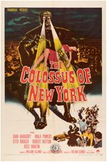 "THE COLOSSUS OF NEW YORK" MOVIE POSTER.