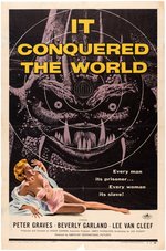 "IT CONQUERED THE WORLD" MOVIE POSTER.