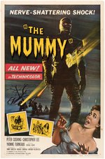 "THE MUMMY" HAMMER MOVIE POSTER.