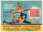 ELVIS PRESLEY "KID GALAHAD" BRITISH QUAD MOVIE POSTER.