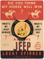 "JEEP LUCKY SPINNER" ON CARD.