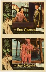 "THE SHE-CREATURE" LOBBY CARD SET.