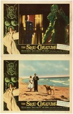 "THE SHE-CREATURE" LOBBY CARD SET.