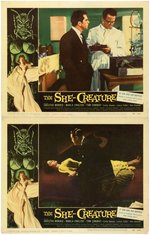 "THE SHE-CREATURE" LOBBY CARD SET.