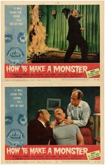 "HOW TO MAKE A MONSTER" LOBBY CARD SET.