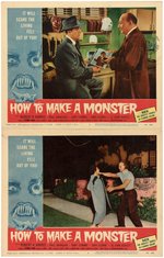 "HOW TO MAKE A MONSTER" LOBBY CARD SET.