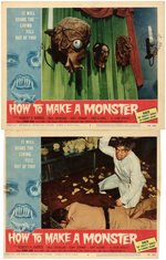 "HOW TO MAKE A MONSTER" LOBBY CARD SET.