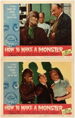 "HOW TO MAKE A MONSTER" LOBBY CARD SET.