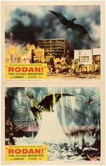 "RODAN! THE FLYING MONSTER!" LOBBY CARD SET WITH ORIGINAL ENVELOPE.