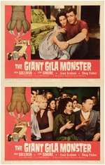 "THE GIANT GILA MONSTER" LOBBY CARD SET.