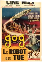 "GOG" AMERICAN & BELGIAN MOVIE POSTER PAIR.