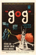 "GOG" AMERICAN & BELGIAN MOVIE POSTER PAIR.