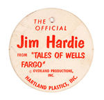 TALES OF WELLS FARGO/JIM HARDIE WITH TAG FULL SIZE HARTLAND FIGURE.