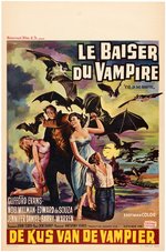 "KISS OF THE VAMPIRE" BELGIAN MOVIE POSTER.