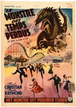 "THE BEAST FROM 20,000 FATHOMS" BELGIAN MOVIE POSTER.