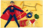 CAPTAIN ACTION AQUAMAN AND SUPERMAN LOOSE OUTFIT SET PAIR.