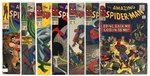 AMAZING SPIDER-MAN #27, 42-49 LOT OF NINE ISSUES.