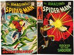 AMAZING SPIDER-MAN #71-80 RUN OF TEN ISSUES.