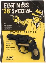 "THE UNTOUCHABLES '38' SPECIAL WATER PISTOL" ON CARD.