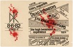 DEAD KENNEDYS PUNK ROCK POSTER LOT INCLUDING EARLY 1978 FLYER WITH THE SCREAMERS.