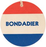 "BOND-ADIER" THREE RARE ITEMS INCLUDING BADGE WITH UNCLE SAM.