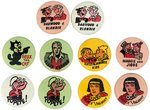 KIDS KARTOON KOMICS 7 OF 11 (AND THREE COLOR VARIETIES) OF 1950s KFS CHARACTERS.