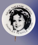 "SHIRLEY TEMPLE CLUB" RARE REAL PHOTO BALTIMORE PINBACK.