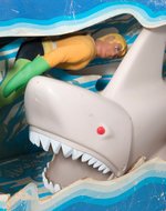 MEGO AQUAMAN VS THE GREAT WHITE SHARK IN ORIGINAL BOX.