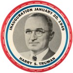 PAIR OF 3.5" TRUMAN PORTRAIT BUTTONS HAKE #2017 AND #2018.