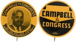 HENRY WALLACE "CAMPBELL TO CONGRESS ON THE WALLACE TICKET" BUTTONS.