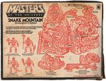 "MASTERS OF THE UNIVERSE - SNAKE MOUNTAIN" BOXED PLAYSET.